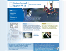 Tablet Screenshot of hindustancontrols.com